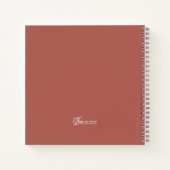 Ruby Kinglet Bird ノートブック (裏面)