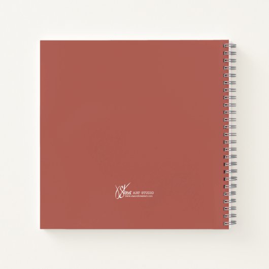 Ruby Kinglet Bird ノートブック (裏面)