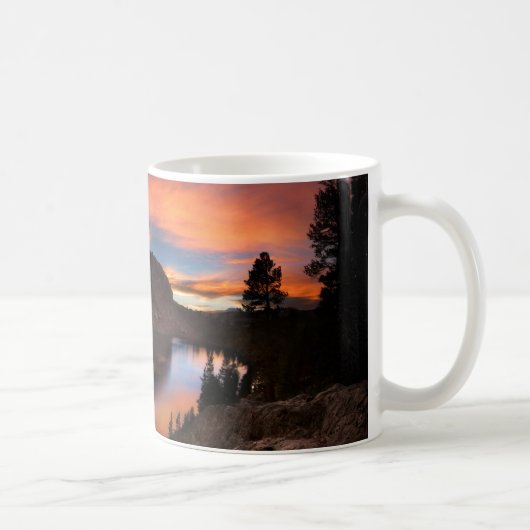 Ruby Lake Sunset - John Muir Trail - Sierra Nevada コーヒーマグカップ (右)