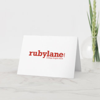 Ruby Laneサンキューカード- 7" x 5" サンキューカード