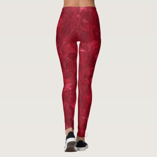 Ruby Leggings For Valentines Day レギンス (裏面)