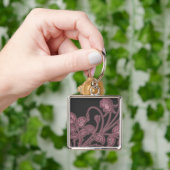 Ruby Redつる植物フローラキーチェーン キーホルダー (手)