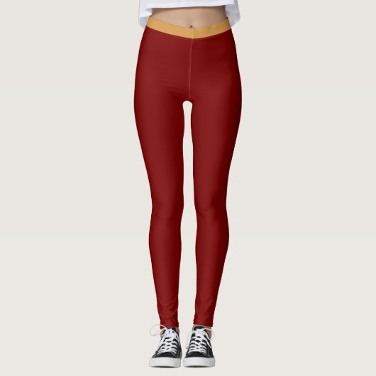 “RUBY RED” – ACTIVEWEAR LEGGINGS レギンス (正面)