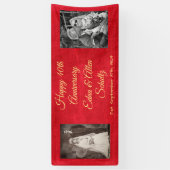 Ruby Red and Data Happy 40周年記念バナー 横断幕 (縦)