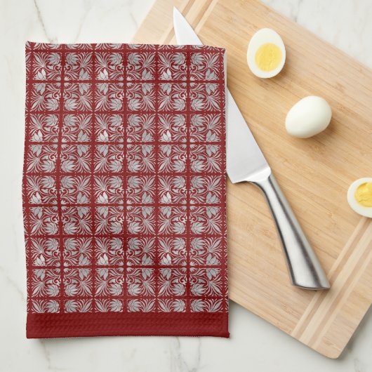 Ruby Red Essence Kitchen Towels キッチンタオル (四つ折り)