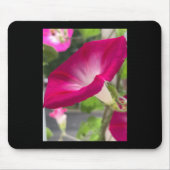 Ruby Red Morning Glory Mousepad マウスパッド (正面)