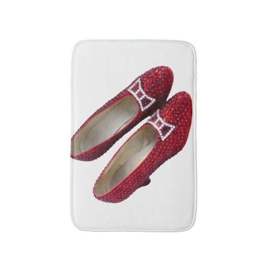 Ruby Red Slippers Shoes Wicked Bathmat! バスマット (正面縦)