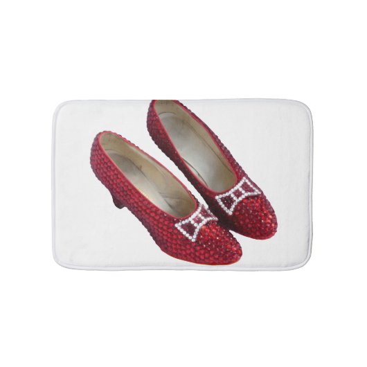 Ruby Red Slippers Shoes Wicked Bathmat! バスマット (正面)