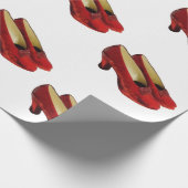 Ruby Red Slippers Shoes Wrapping Paper for Oz fans ラッピングペーパー (角)