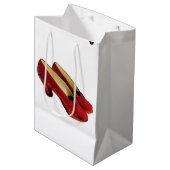 Ruby Red Slippers Shoes Wrapping Tissue Paper ミディアムペーパーバッグ (正面アングル)