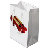 Ruby Red Slippers Shoes Wrapping Tissue Paper ミディアムペーパーバッグ (裏面アングル)