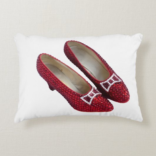 Ruby Red Slippers Wiched Accent Pillow! アクセントクッション (正面)