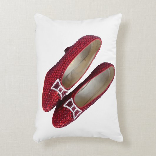 Ruby Red Slippers Wiched Accent Pillow! アクセントクッション (正面(垂直))