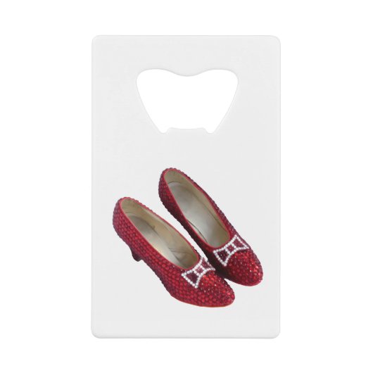 Ruby Red Slippers Wicked CreditCard Bottle Opener クレジットカード栓抜き (正面)
