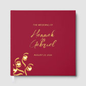 Ruby Red Wedding ゲストブック (正面)