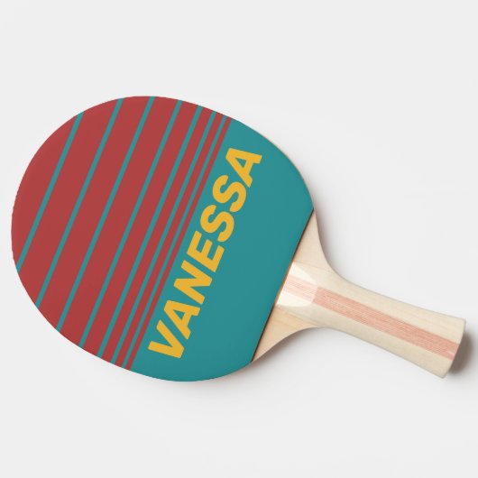 Ruby Reef Horizon Striping with Name 卓球ラケット (横)