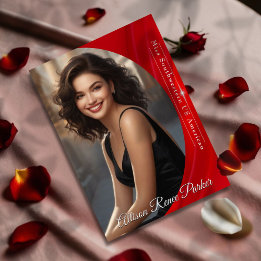 Ruby Shine Autograph Card for Pageant 招待状