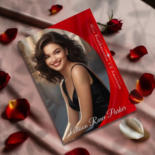 Ruby Shine Autograph Card for Pageant 招待状