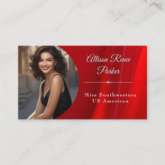 Ruby Shine Pageant名刺 名刺 (正面)
