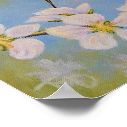 Ruby-Throated Hummingbird – ポスター (角)