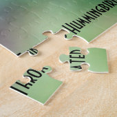 Ruby Throated Hummingbird, bird lover's ジグソーパズル (側面)