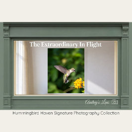 Ruby-Throated Hummingbird Fine Art Photography  ポスター