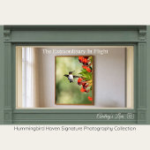 Ruby-Throated Hummingbird Fine Art Photography  ポスター