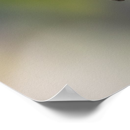 Ruby-Throated Hummingbird Fine Art Photography  ポスター (角)