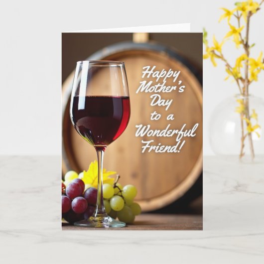 Ruby Vintage Mothers Day Card カード (黄色い花)