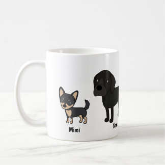 Rubyfornia 3犬はクラシックなマグかもしれました コーヒーマグカップ