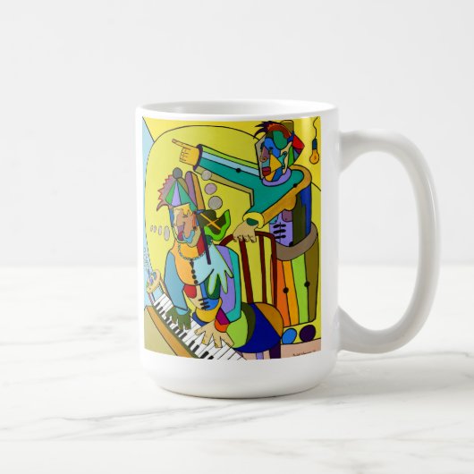 Ruchellアレキサンダー著"ラグタイム場面" コーヒーマグカップ (右)