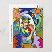 Ruchell Alexanderによる「ルーツリビング」 ポストカード (正面/裏面)