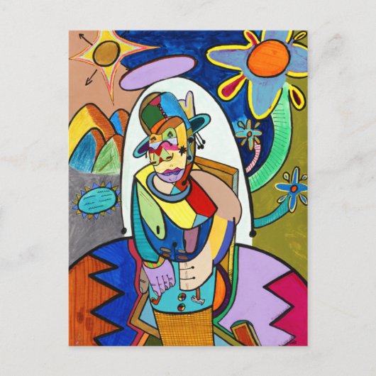 Ruchell Alexanderによる「ルーツリビング」 ポストカード (正面)