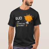 RUD急速非計画分解宇宙 Tシャツ (正面)