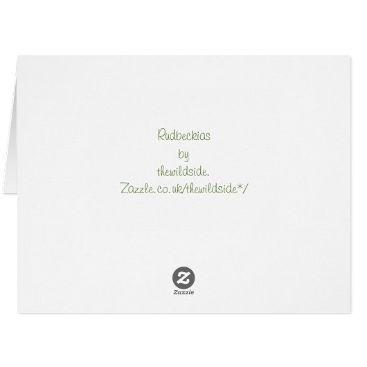 RUDBECKIAフラワーカード (裏面横)