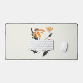 Rudbeckia Hirta黒い目のスーザン美学の花 デスクマット (キーボード&マウス)