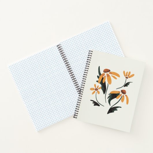 Rudbeckia Hirta黒い目のスーザン美学の花 ノートブック (内部)