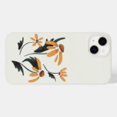 Rudbeckia Hirta黒い目のスーザン美学の花 Case-Mate iPhoneケース (裏面 (横))