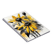 Rudbeckia - Watercolor flowers ノートブック (右側)