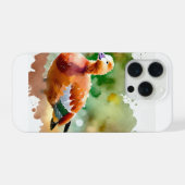 Ruddyheaded Goose 040924AREF105 - Watercolor iPhoneケース (裏面横)