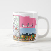 Rude Beggar | Literal Wordplay Humor ジャンボコーヒーマグカップ (右)