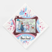 Rude Beggar | Literal Wordplay Humor Dinner Napkin (コーナー)