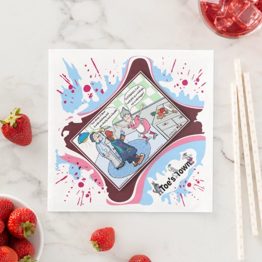 Rude Beggar | Literal Wordplay Humor Dinner Napkin (インサイチュ)