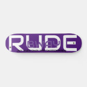 RUDE BWAY 7 3/4" スケートボードデッキ (横)