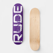 RUDE BWAY 7 3/4" スケートボードデッキ (正面)