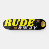 RUDE BWAY 7 3/4" スケートボードデッキ (横)