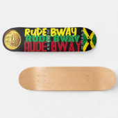 RUDE BWAY 8.25" スケートボードデッキ (横)