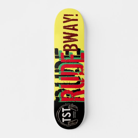 RUDE BWAY / JMT SKATEBOARDS / IPIX スケートボード (正面)
