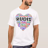 RUDIS凡例ハート Tシャツ (正面)