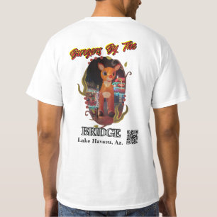 Rudolf at Burger's by the bridge, Lake Havasu, Az; Tシャツ